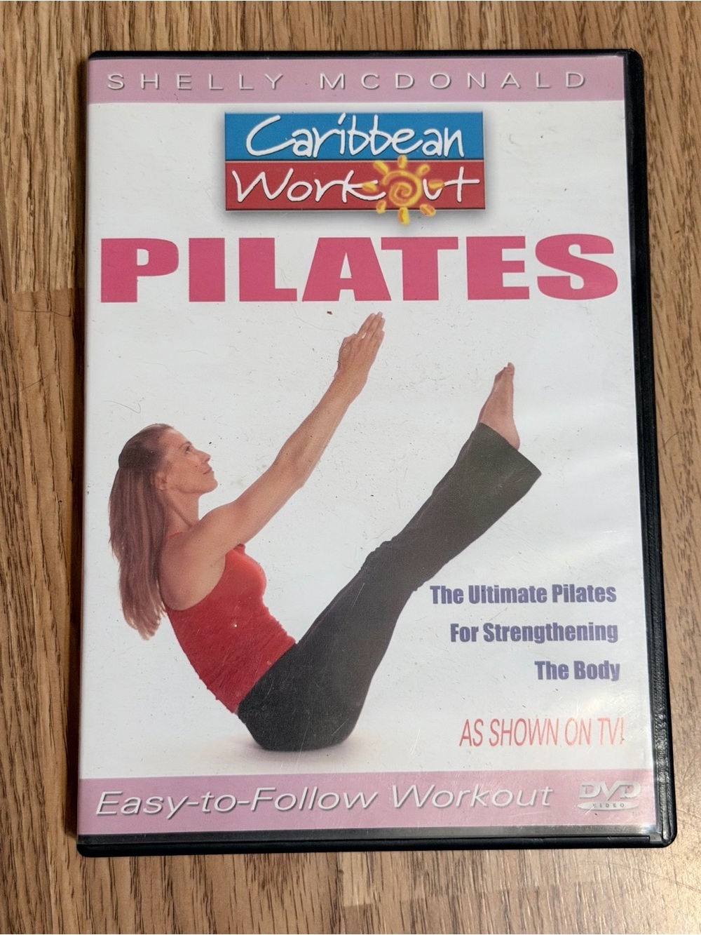 Caribbean Workout Pilates DVD - Pink & Red Cover